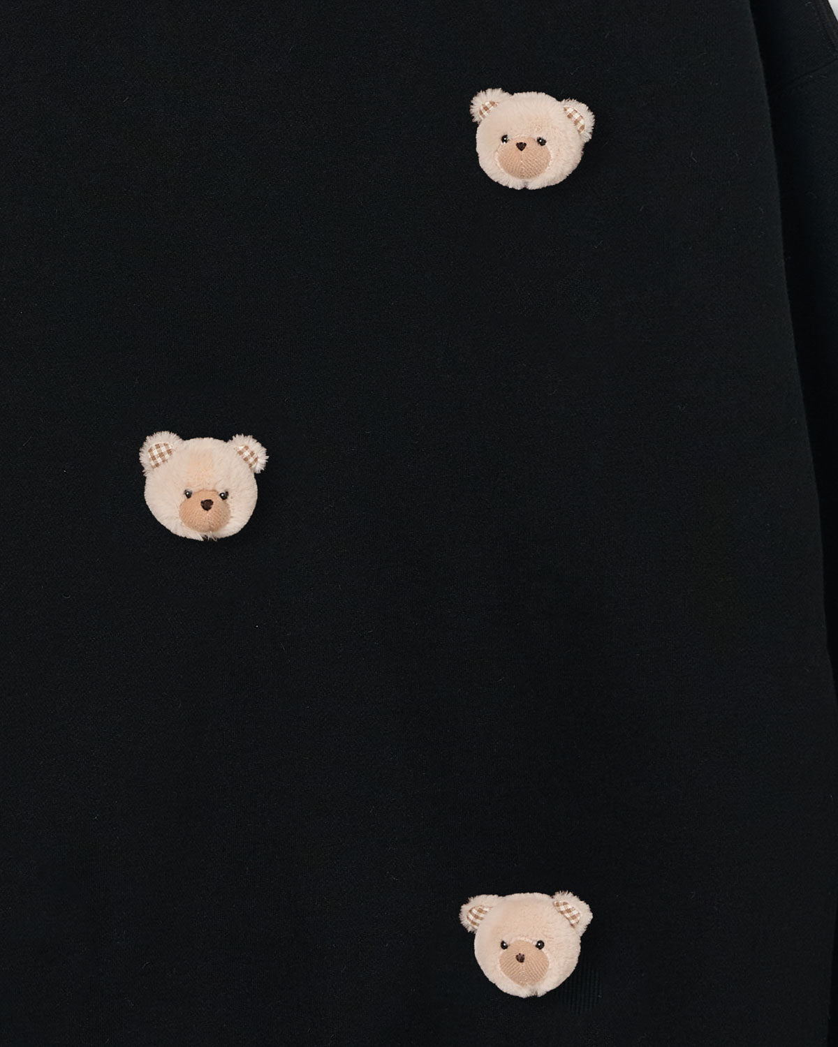 TEDDY CHECK-EAR SWEATSHIRT