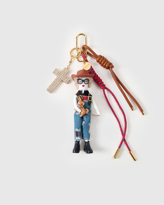 SAINT BABE & CHIHUAHUA STACK CHARM