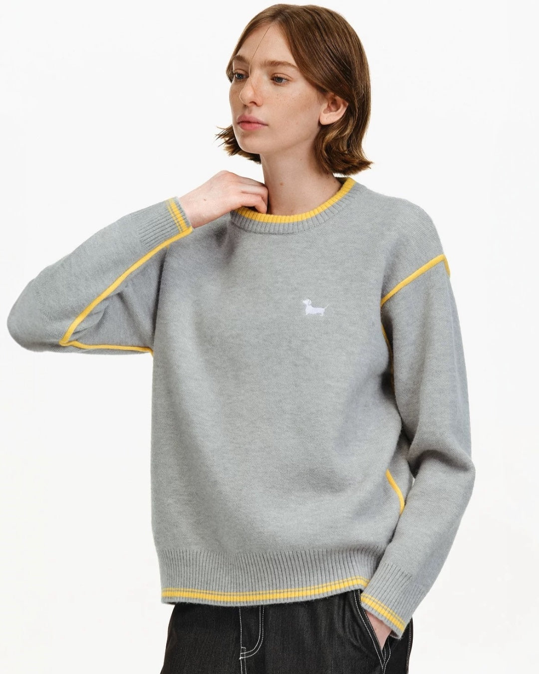 DACHSHUND PIXEL SWEATER