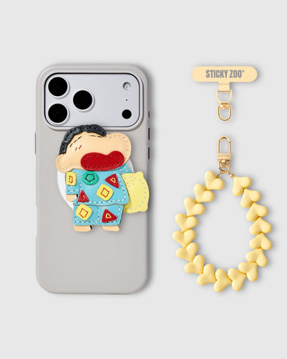 CRAYON SHINCHAN CHARM CASE SET