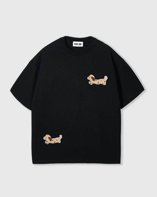 SPOTTY DASH DACHSHUND T-SHIRT