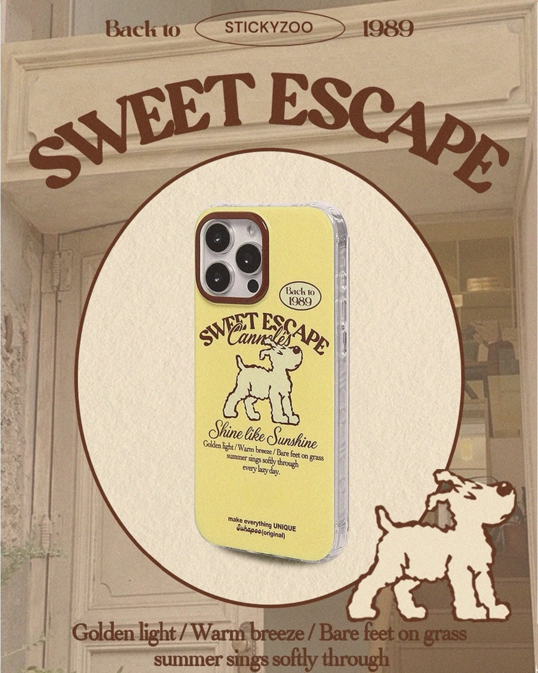 SWEET ESCAPE CANNELS CASE