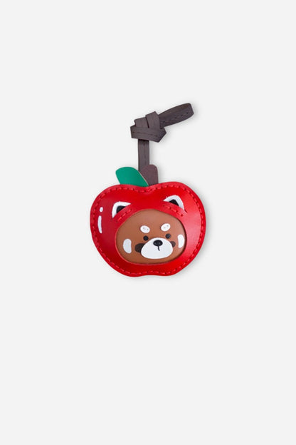 RACCOON APPLE CHRISTMAS CHARM