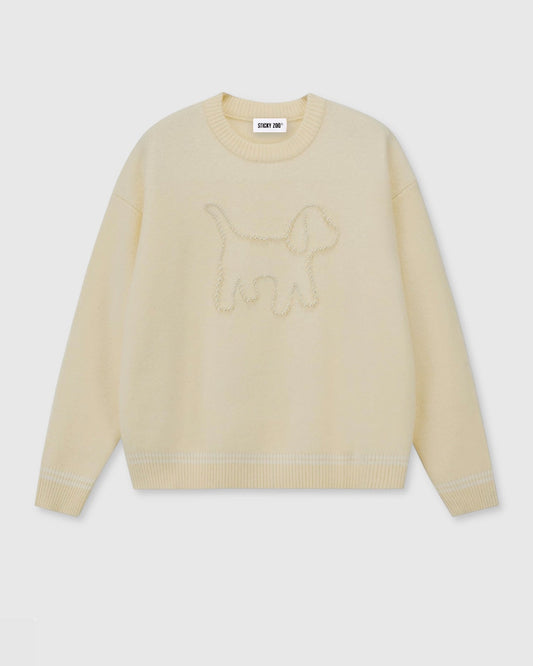 DACHSHUND PEARL SWEATER