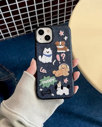 PUPPY DENIM CASE
