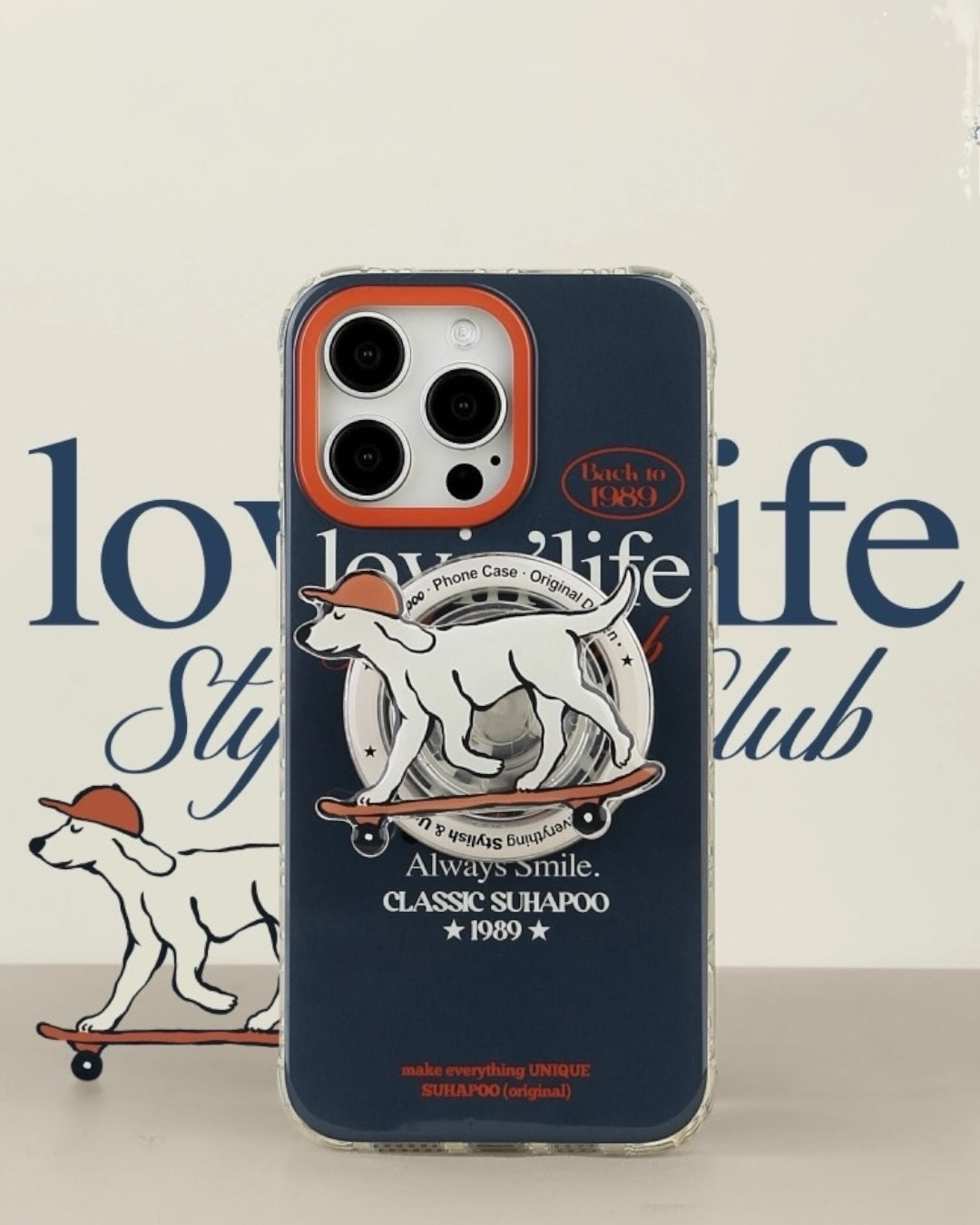 LOVIN’ LIFE SKATER DOG CASE