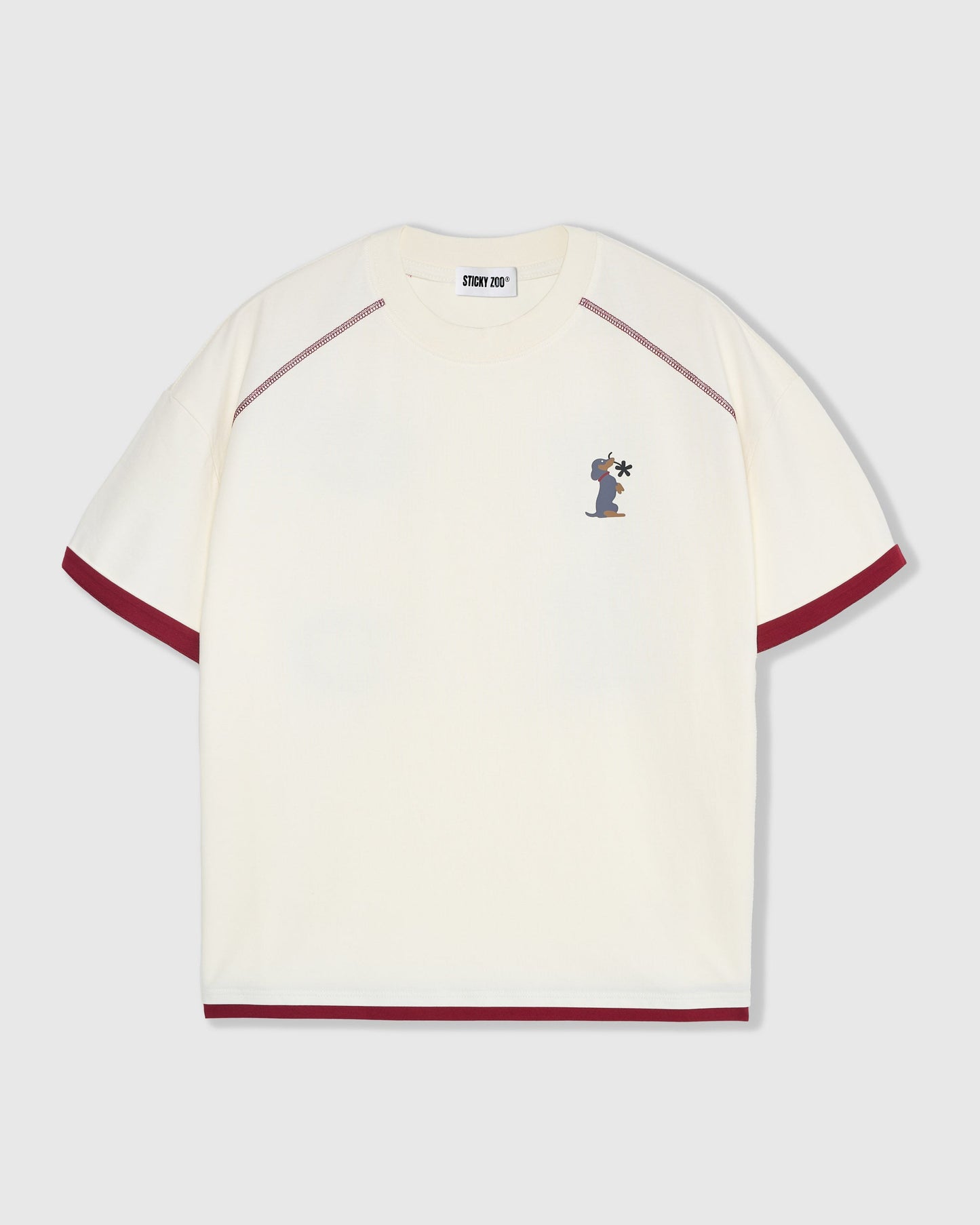 DACHSHUND BLOOM RINGER T-SHIRT