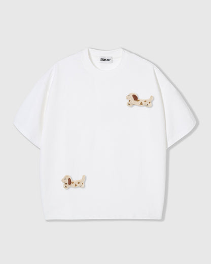 SPOTTY DASH DACHSHUND T-SHIRT