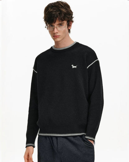 DACHSHUND PIXEL SWEATER