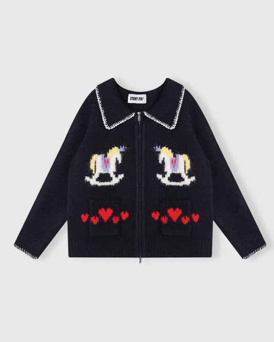 THE ROCKING HORSE CARDIGAN