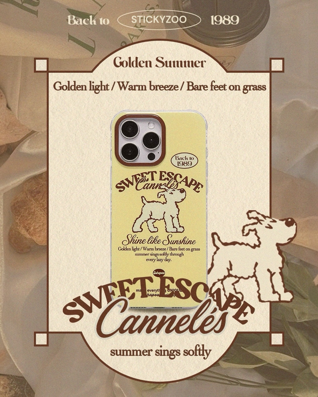 SWEET ESCAPE CANNELS CASE