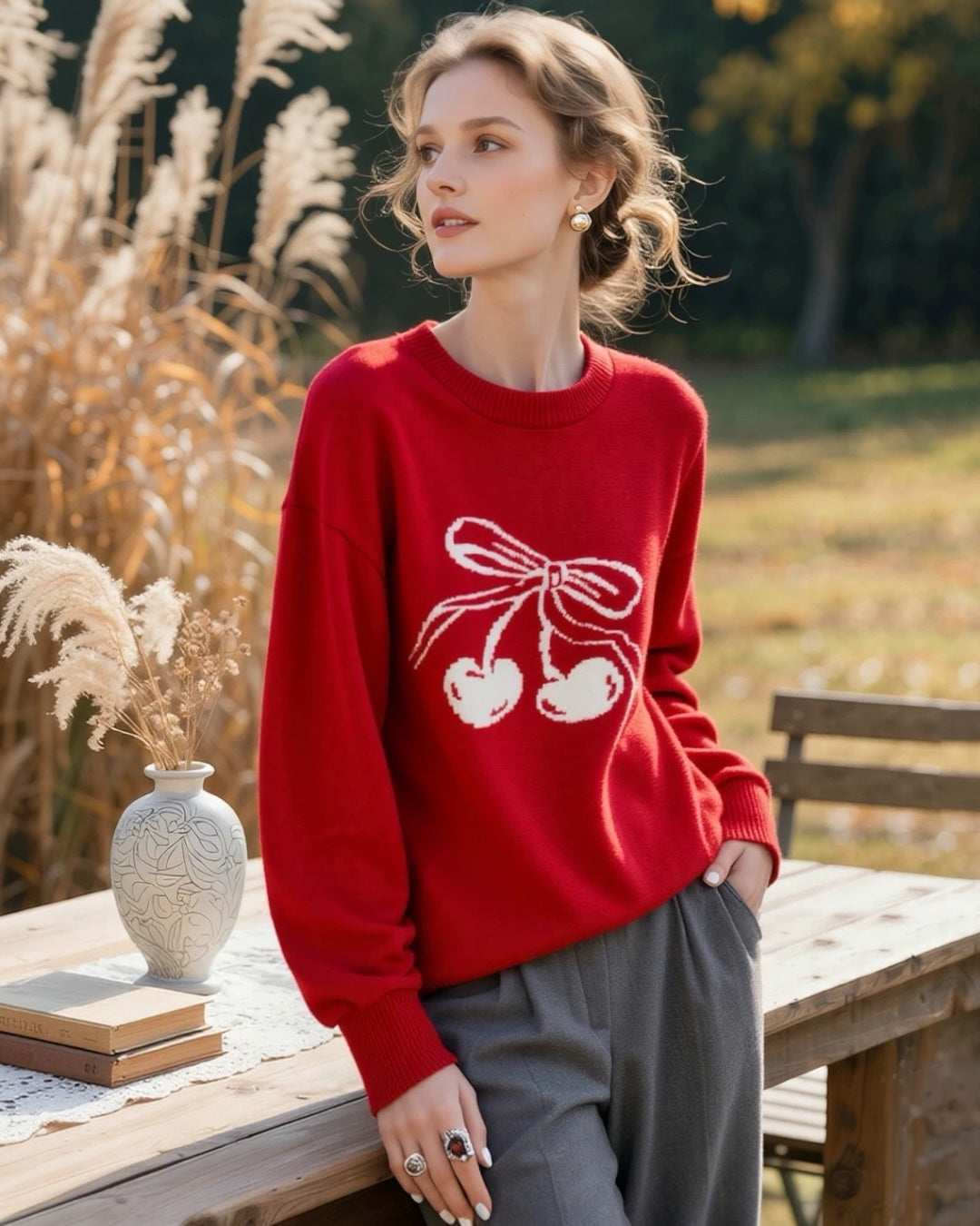 CHERRY SWEATER