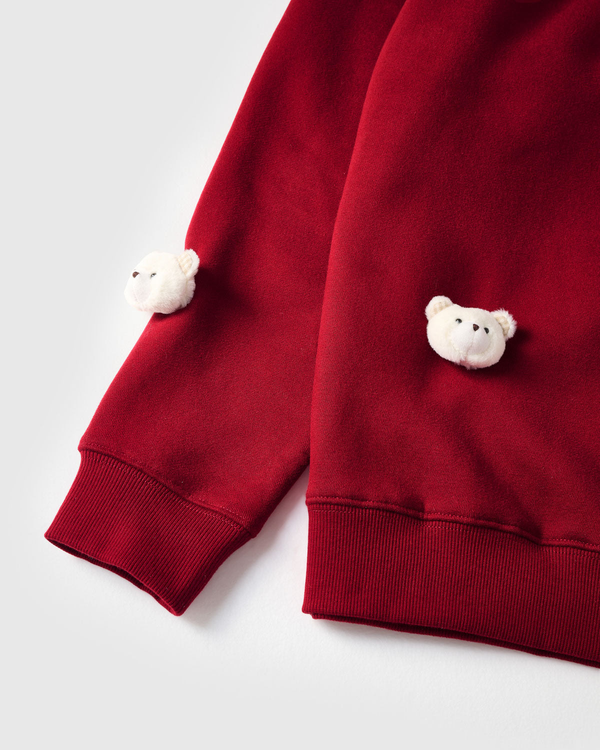 TEDDY CHECK-EAR SWEATSHIRT