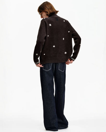 DACHSHUND STARS CARDIGAN