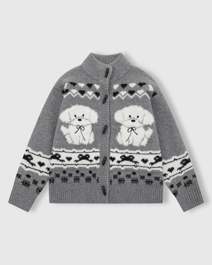 CUTE PUPY CARDIGAN