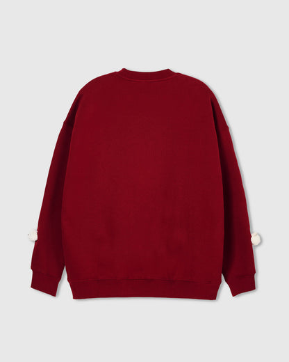 TEDDY CHECK-EAR SWEATSHIRT