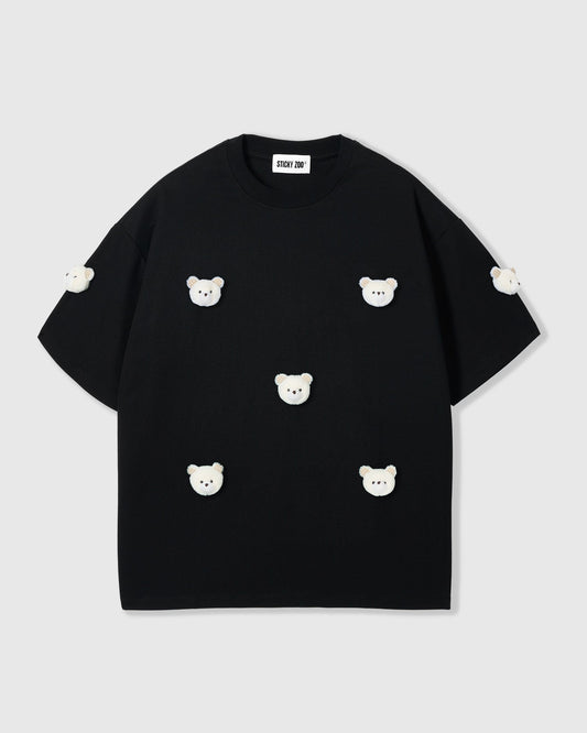 TEDDY CHECK-EAR CHARM T-SHIRT