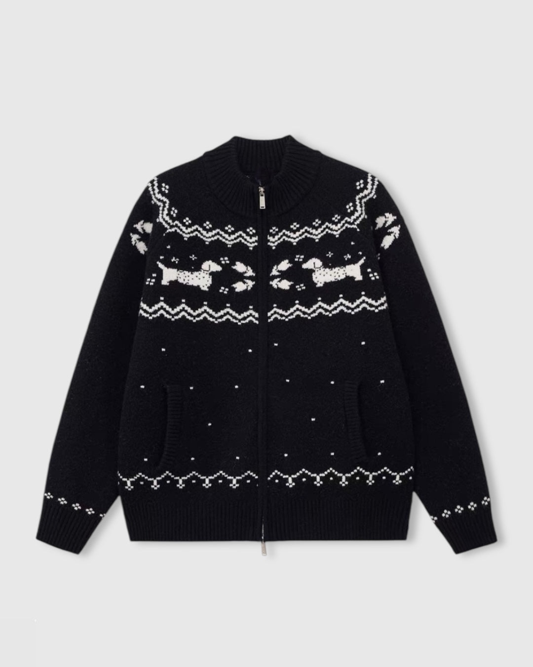 DACHSHUND HOLIDAY CARDIGAN