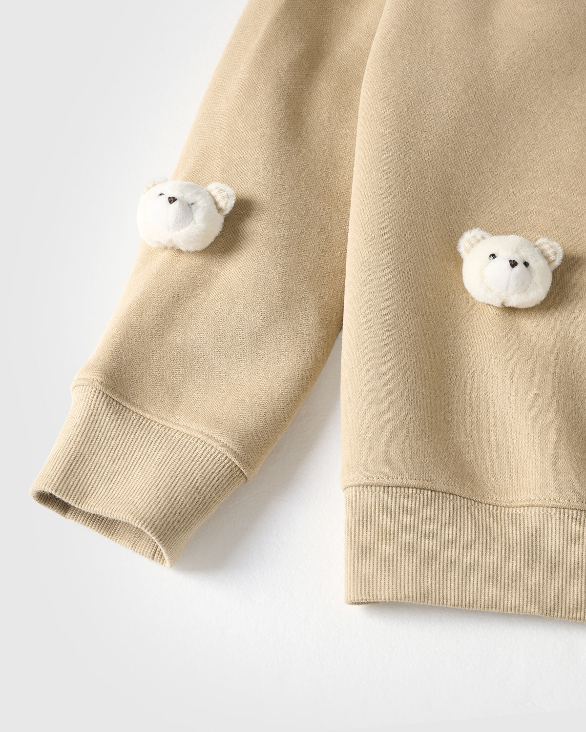 TEDDY CHECK-EAR SWEATSHIRT