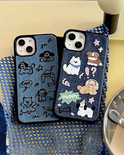 PUPPY DENIM CASE