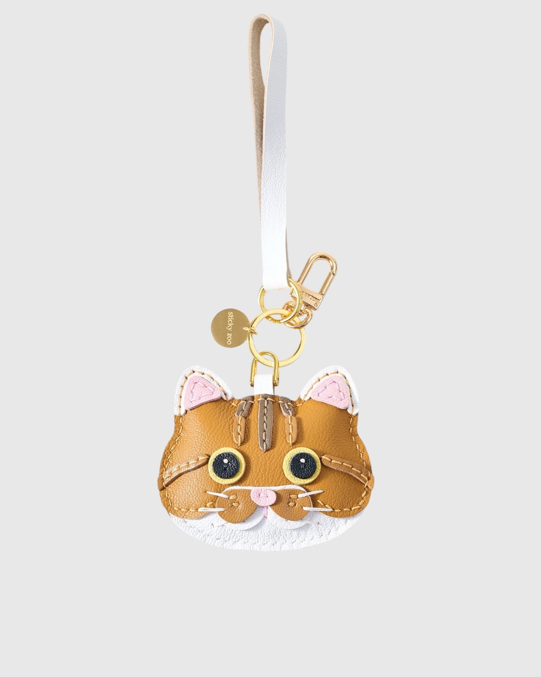 ORANGE TABBY CAT CHARM