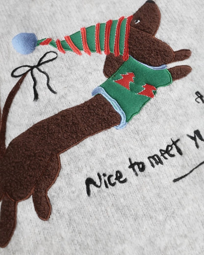 DACHSHUND HOLIDAY SWEATER